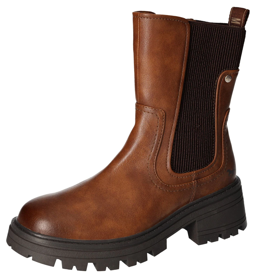 Mustang Shoes Chelseaboots, Schlupfstiefel, Herbstschuh mit komfortablem St günstig online kaufen