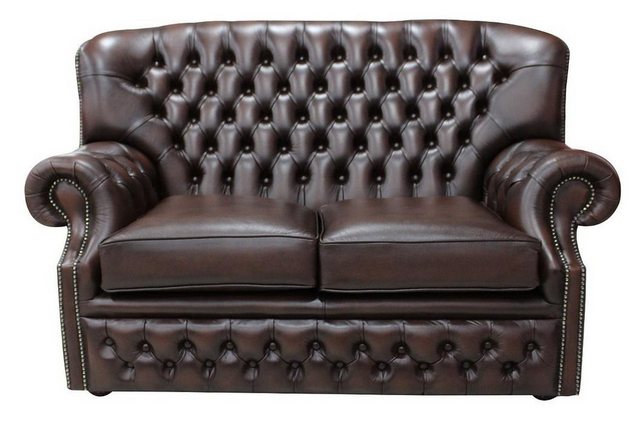 Xlmoebel Sofa Neue Zweisitzer-Polstercouch mit Ohren im Chesterfield-Stil a günstig online kaufen