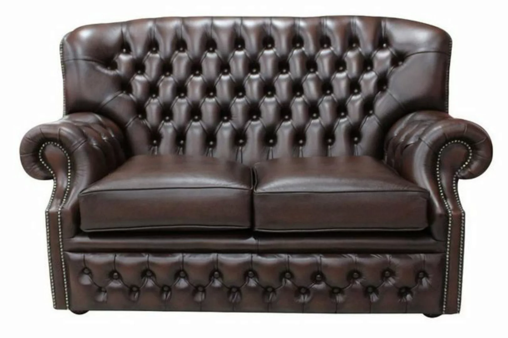 Xlmoebel Sofa Neue Zweisitzer-Polstercouch mit Ohren im Chesterfield-Stil a günstig online kaufen