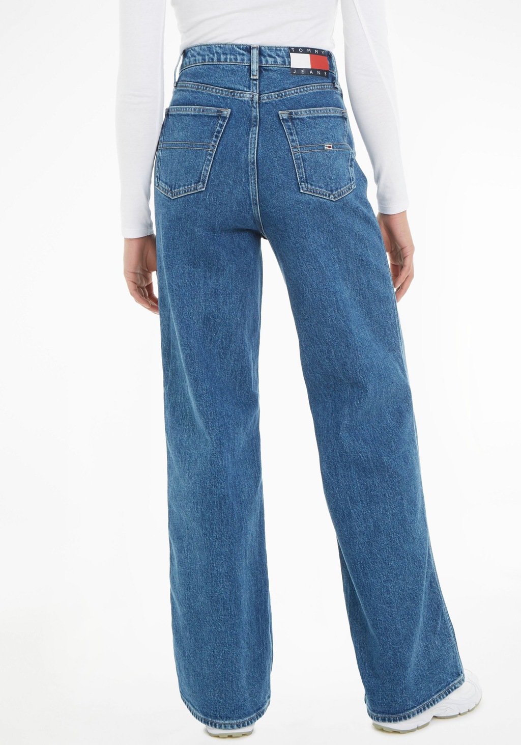 Tommy Jeans Weite Jeans "CLAIRE HGH WD BH4116", mit Tommy Jeans Markenlabel günstig online kaufen