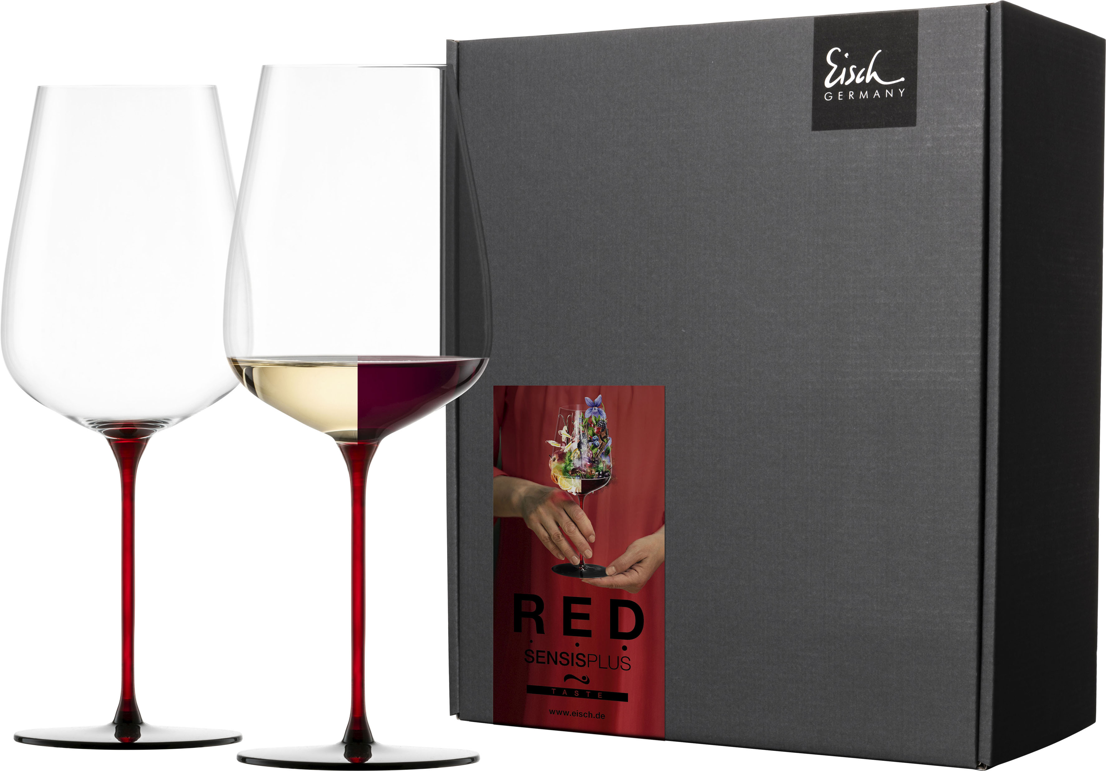 Eisch Weinglas »RED SENSISPLUS«, (Set, 2 tlg., 2 Gläser im Geschenkkarton), günstig online kaufen