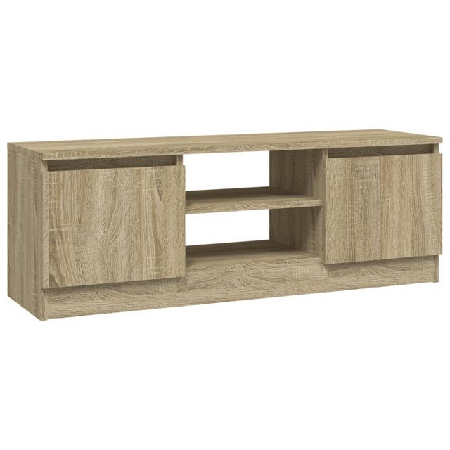 vidaXL TV-Schrank TV-Schrank mit Tür Sonoma Eiche 102x30x36 cm TV-Lowboard günstig online kaufen