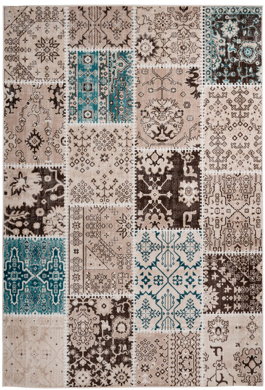 me gusta Teppich »Ariya 425«, rechteckig, 6 mm Höhe, Flachflor, gekettelt, günstig online kaufen