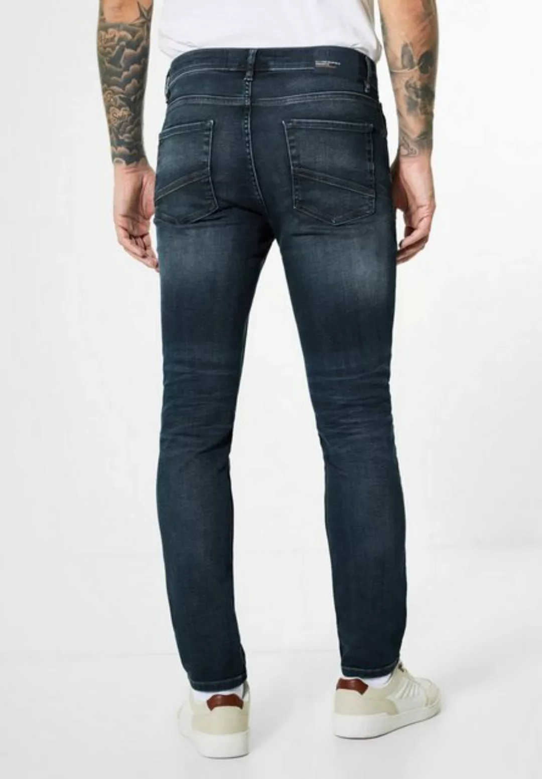 STREET ONE MEN Slim-fit-Jeans Middle Waist günstig online kaufen