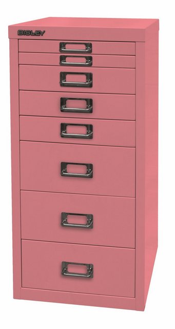 Bisley Aktenschrank MultiDrawer Schubladenschrank in Pink - Maße: H 59 x B günstig online kaufen