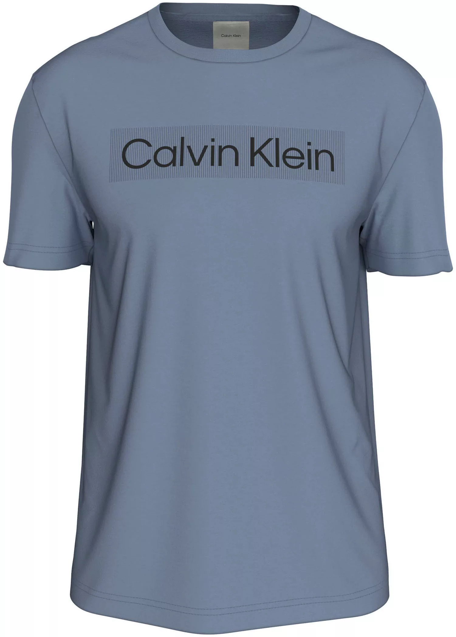 Calvin Klein T-Shirt BOX STRIPED LOGO T-SHIRT mit Logoschriftzug günstig online kaufen