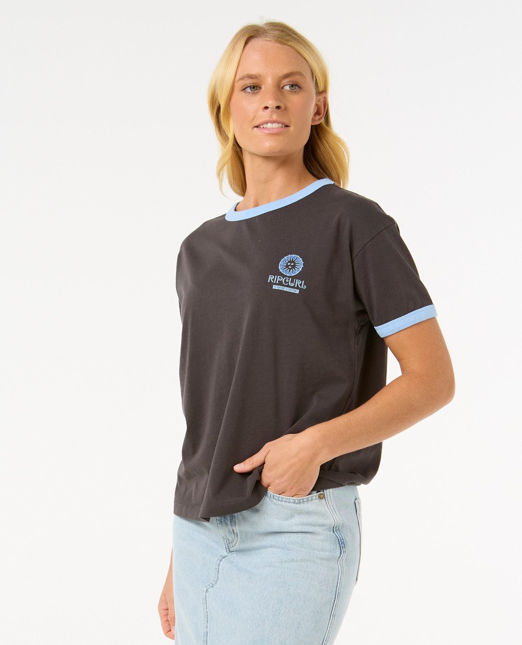 Rip Curl T-Shirt San Carlos Ringer-T-Shirt günstig online kaufen