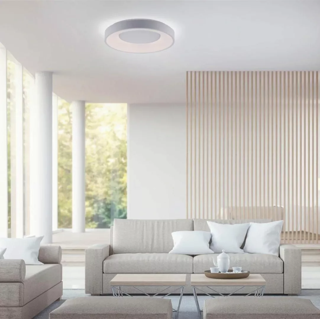 LED Deckenleuchte Anika in Weiß 30W 3200lm günstig online kaufen