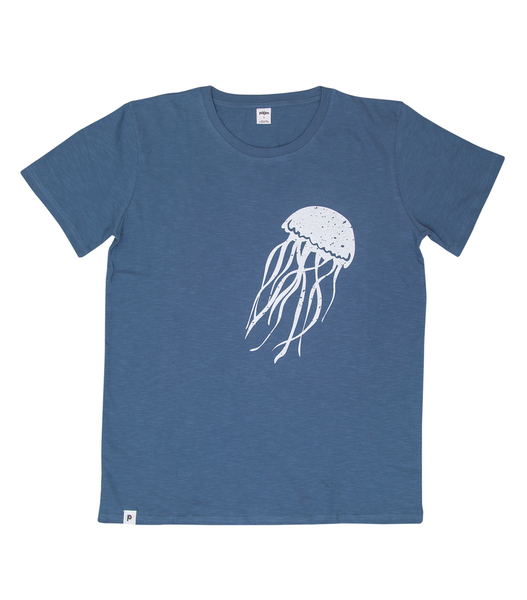 Qualle Jellyfish - Männer T-shirt - Fair Gehandelt Aus Baumwolle Bio - Slub günstig online kaufen