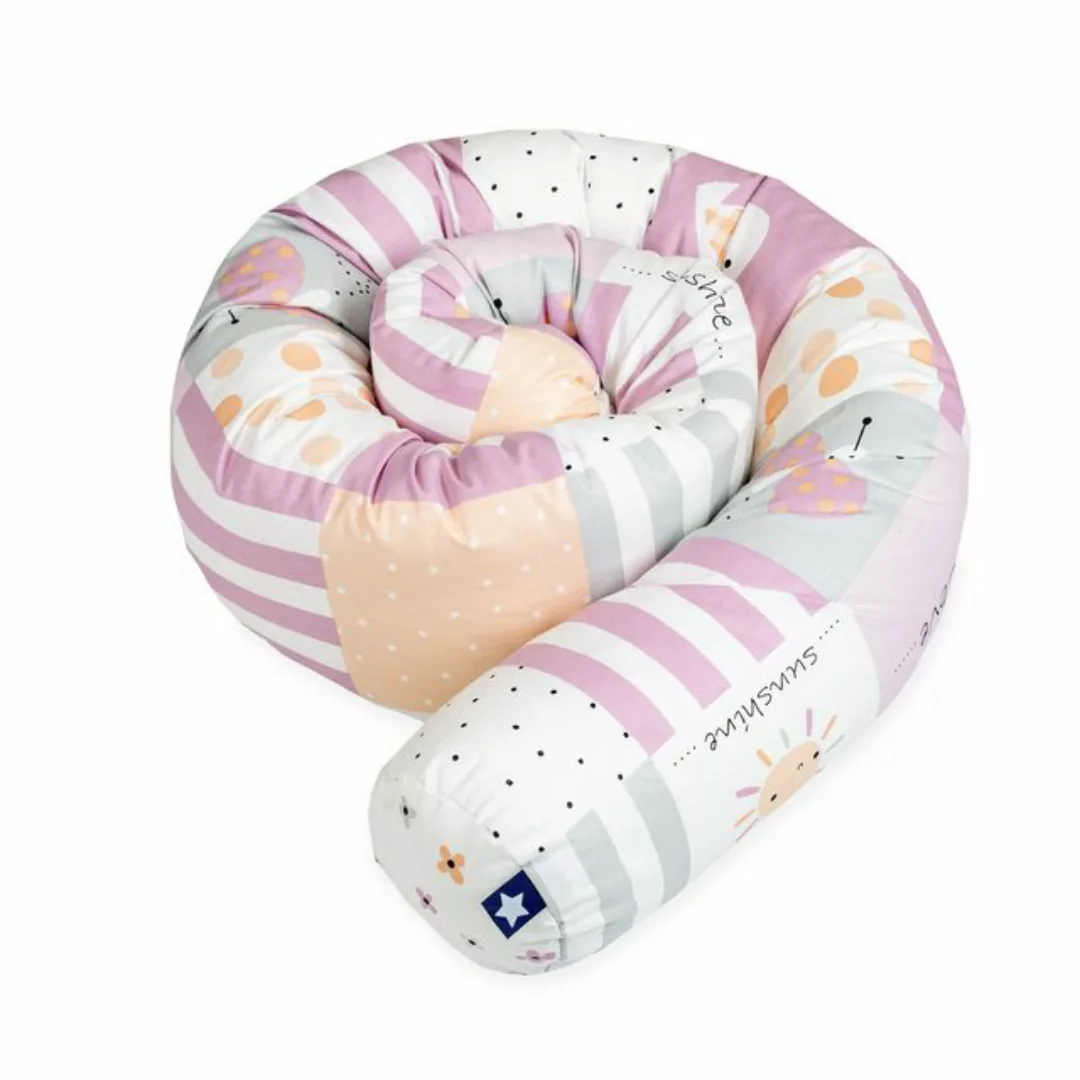 Babybett Bettschlange PATCH ROSE (BHT 25x10x50 cm) BHT 25x10x50 cm bunt günstig online kaufen