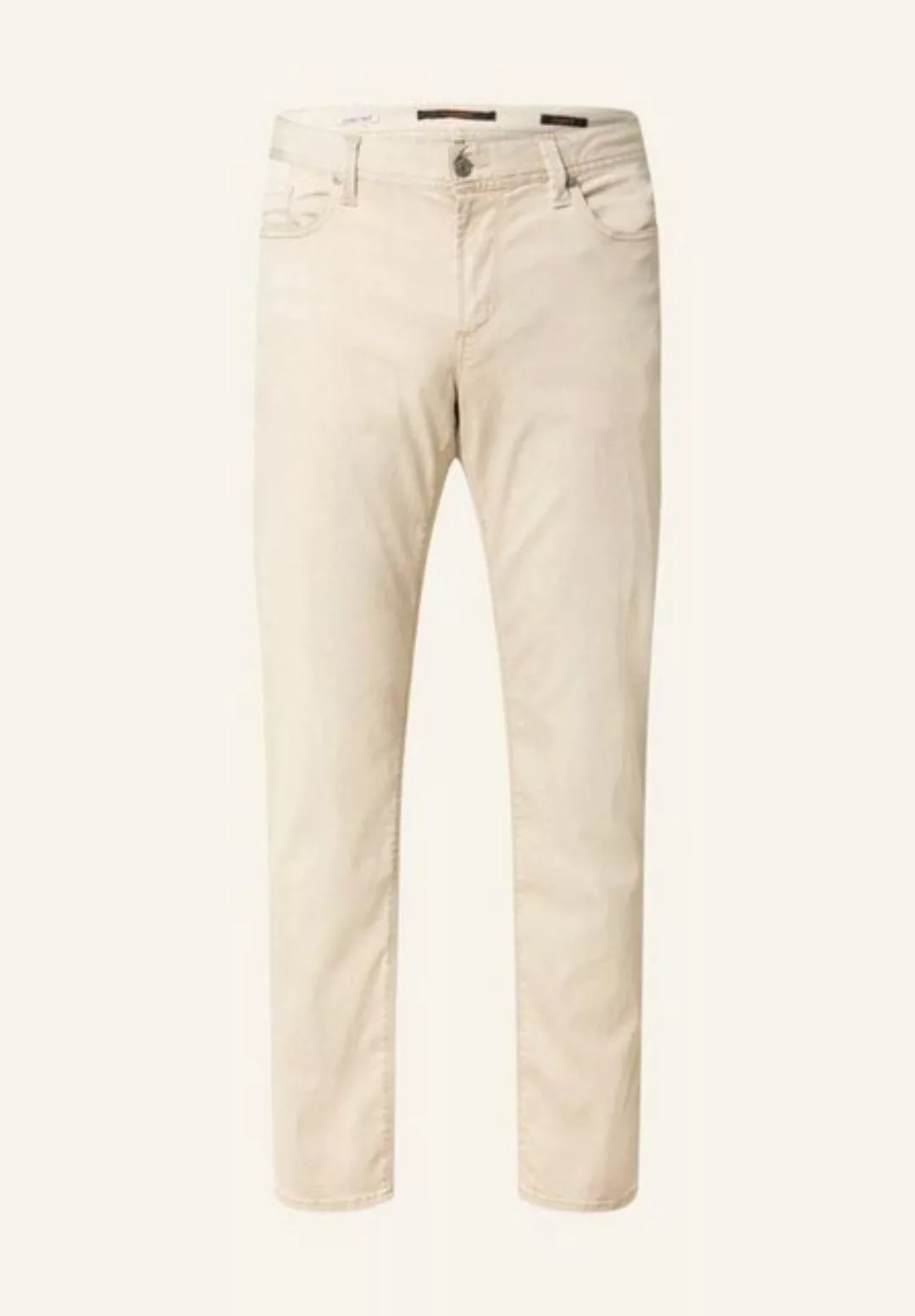 Alberto Röhrenhose Denim Braun Beige - Größe W 36 - L 34 günstig online kaufen