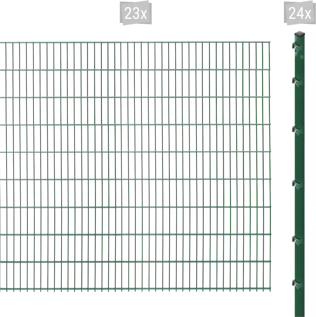 Arvotec Doppelstabmattenzaun "ESSENTIAL 183 zum Einbetonieren", Zaunhöhe 18 günstig online kaufen