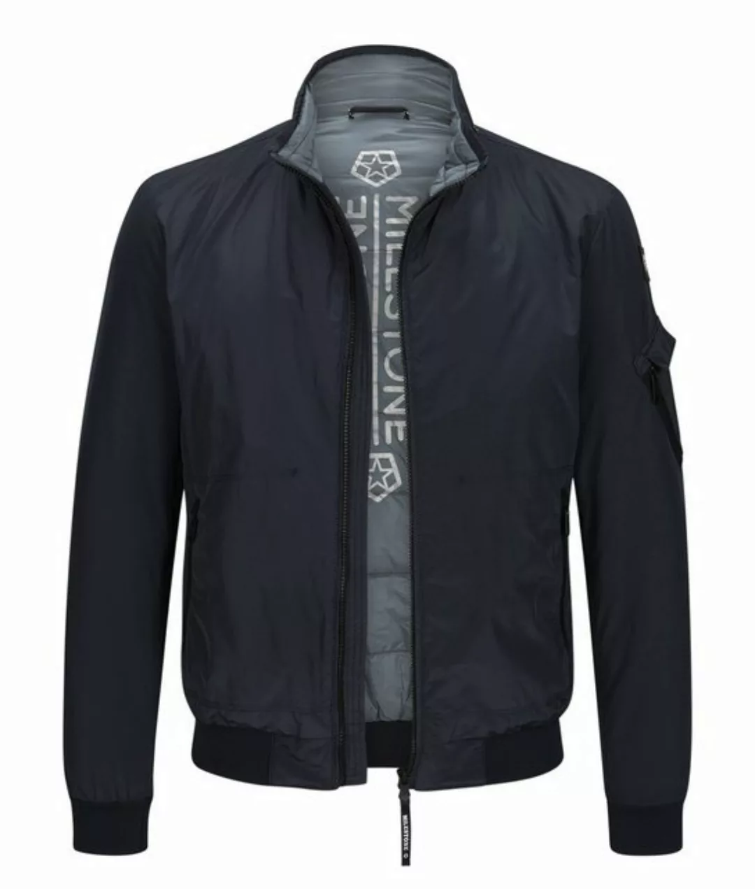 Milestone Blouson MSAlbany mit Logo Badge günstig online kaufen