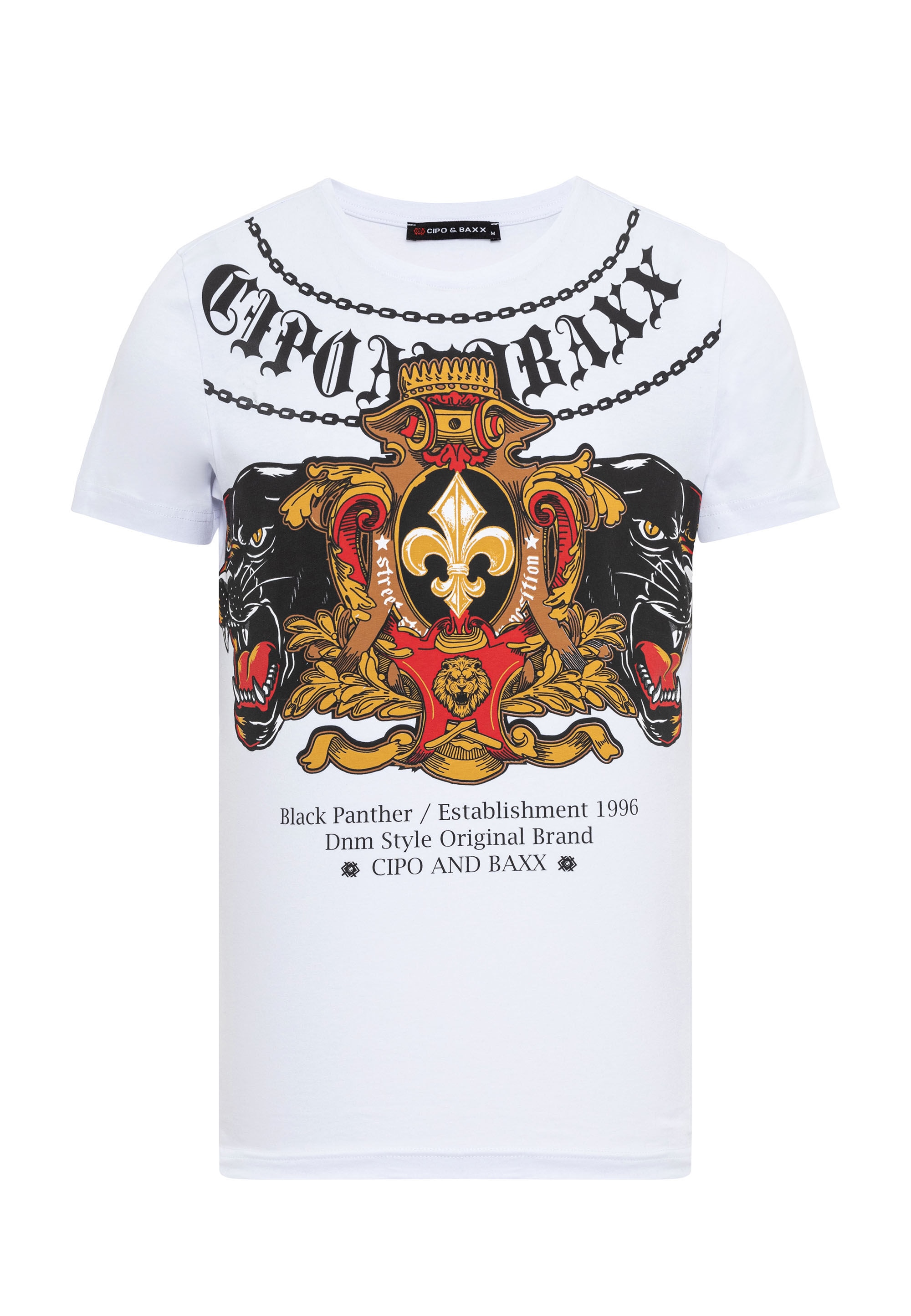 Cipo & Baxx T-Shirt "T-Shirt", mit Panther Print günstig online kaufen