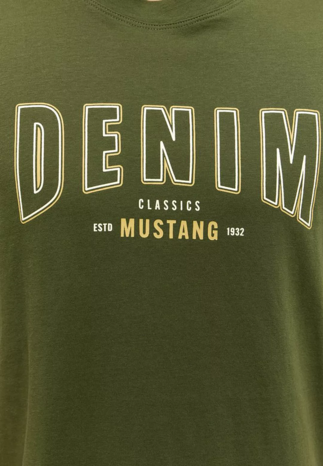 MUSTANG Kurzarmshirt T-Shirt günstig online kaufen