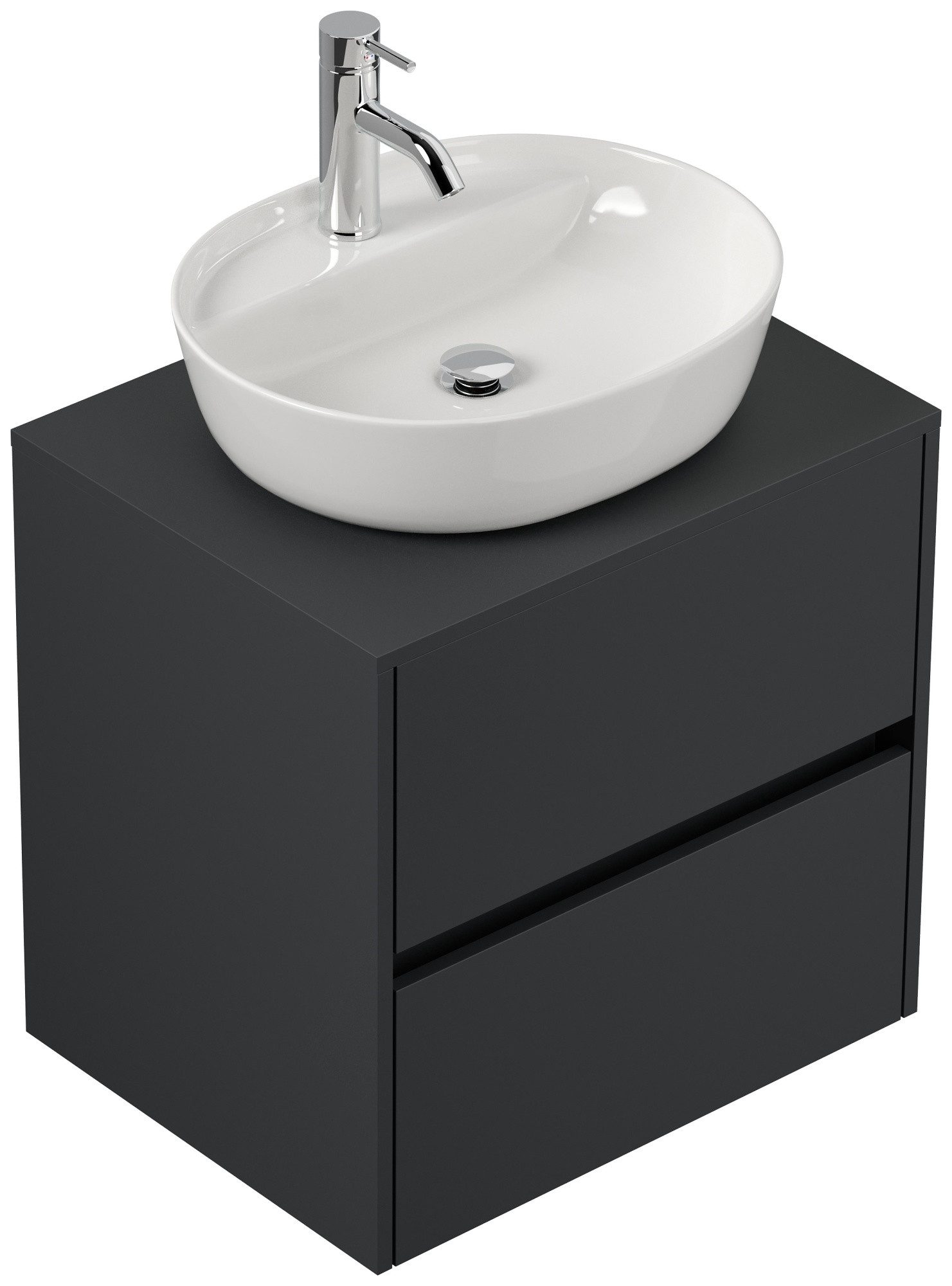 Magnolia Home Aufsatzwaschbecken Badmöbel Taifun 60cm günstig online kaufen