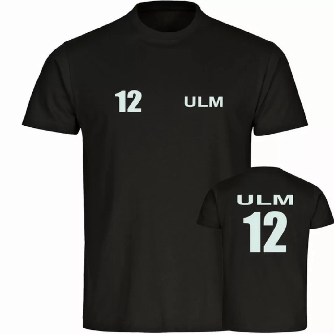 multifanshop T-Shirt Herren Ulm - Trikot Nummer 12 - Männer günstig online kaufen