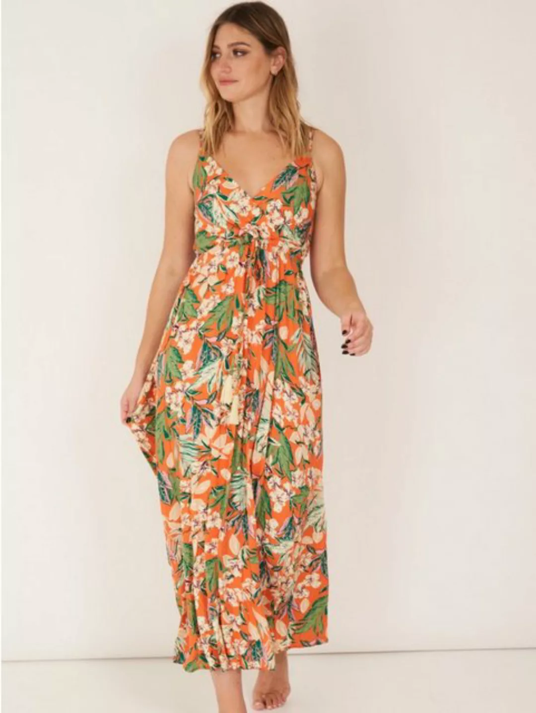 ANNIS Fashion & Accessoires Maxikleid "TROPIC" (1-tlg) Sommerkleid günstig online kaufen