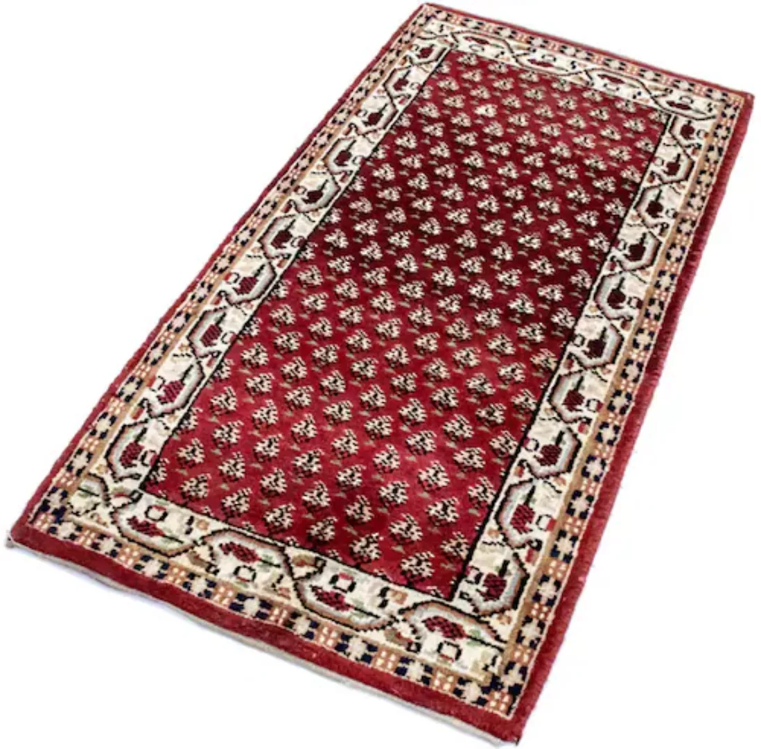 morgenland Wollteppich »Mir Teppich handgeknüpft rot«, rechteckig günstig online kaufen