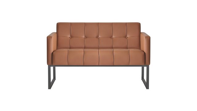 JVmoebel 2-Sitzer Sofa 2-Sitzer Braun Einfarbig Modern Design Arbeitszimmer günstig online kaufen