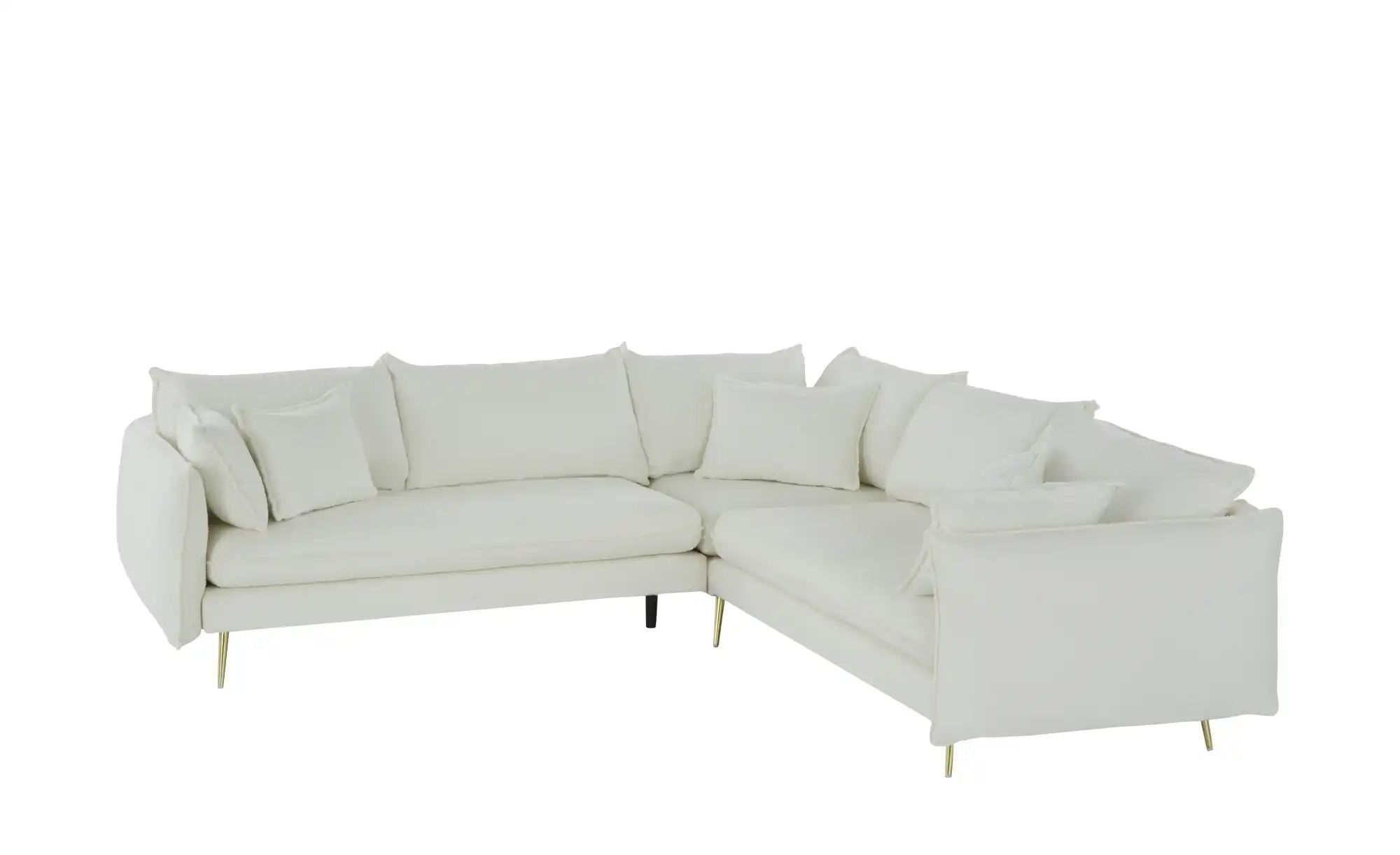 Ecksofa   Edesia Corner ¦ weiß ¦ Maße (cm): B: 255 H: 80 T: 255 Polstermöbe günstig online kaufen