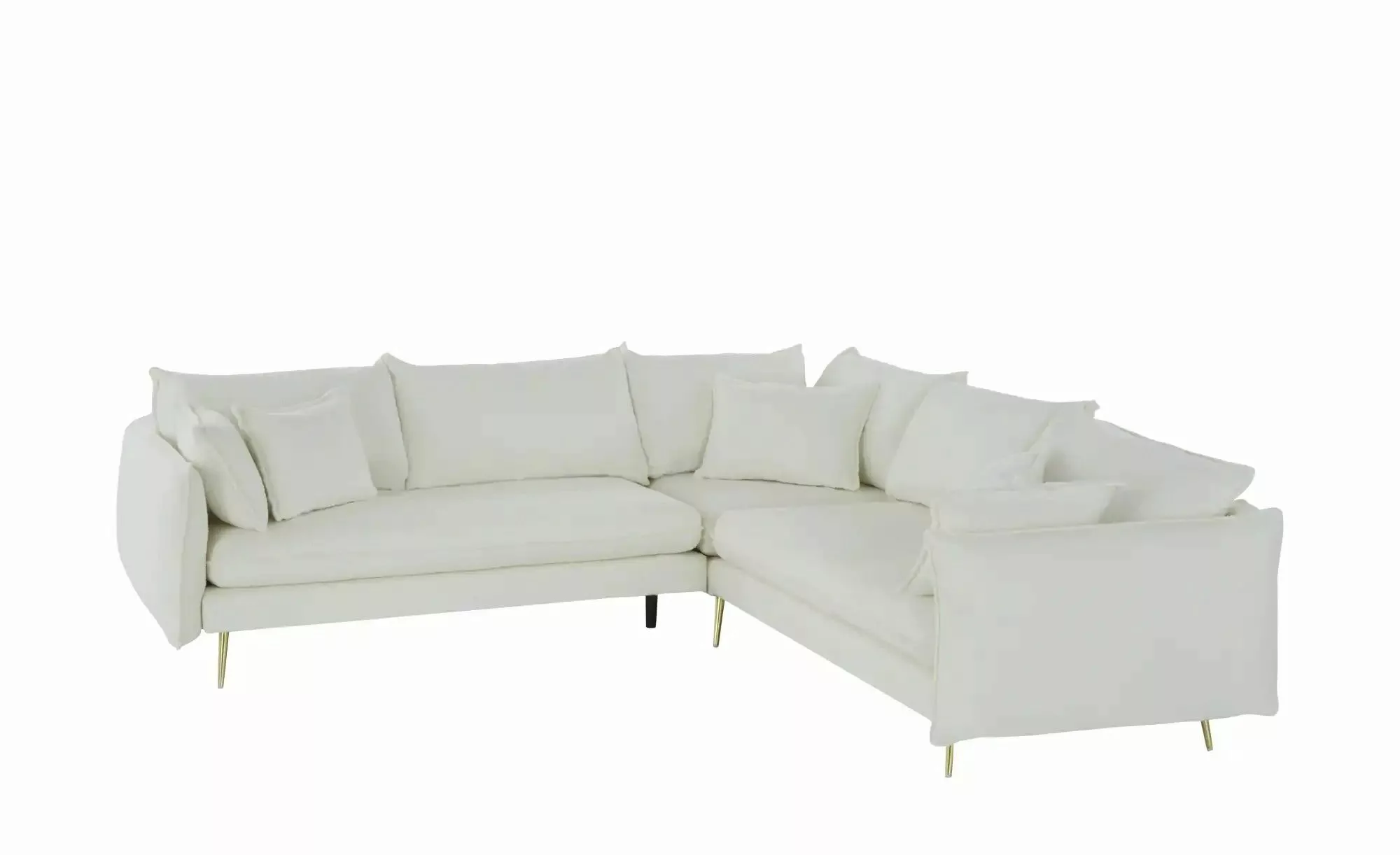 Ecksofa   Edesia Corner  ¦ weiß ¦ Maße (cm): B: 255 H: 80 T: 255.0 Polsterm günstig online kaufen