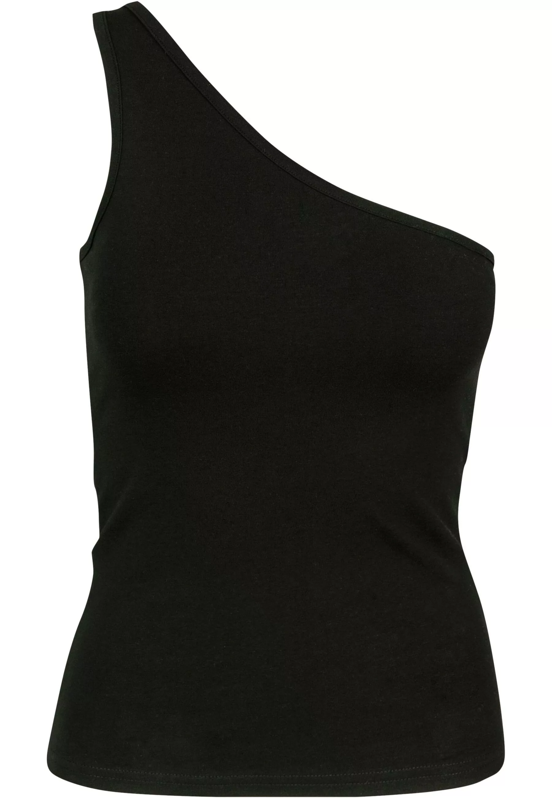 URBAN CLASSICS Muskelshirt "Urban Classics Damen Ladies Asymmetric Top" günstig online kaufen