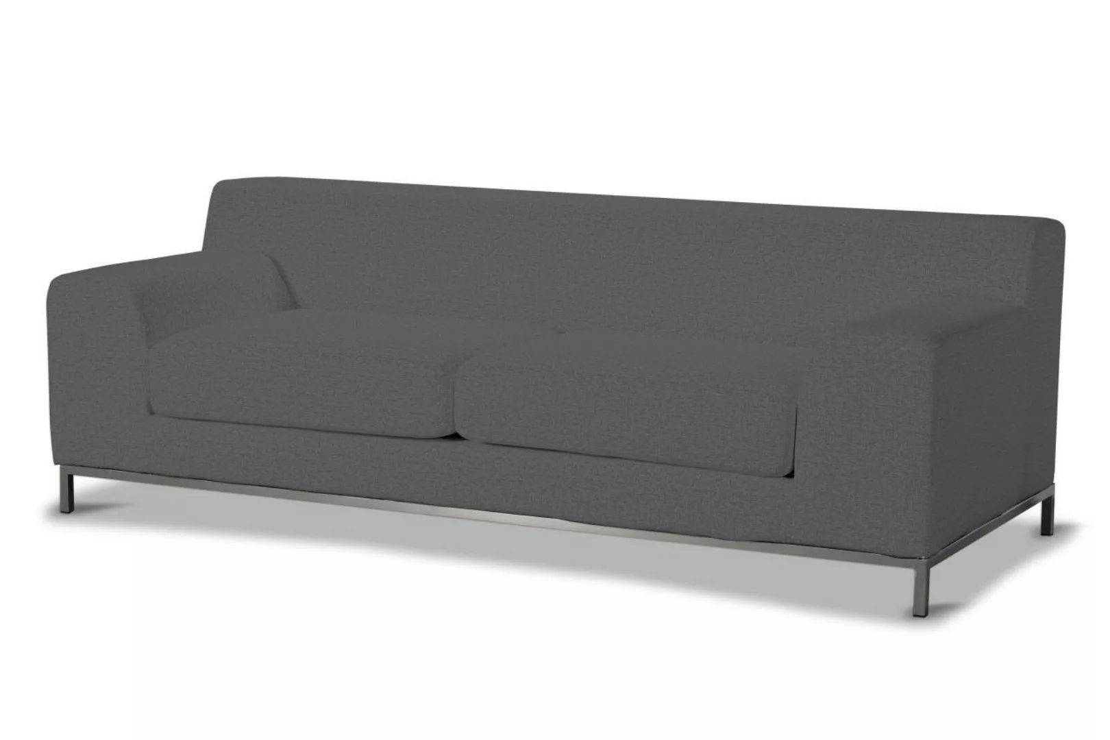 Bezug für Kramfors 3-Sitzer Sofa, dunkelgrau, Sofahusse, Kramfors 3-Sitzer, günstig online kaufen