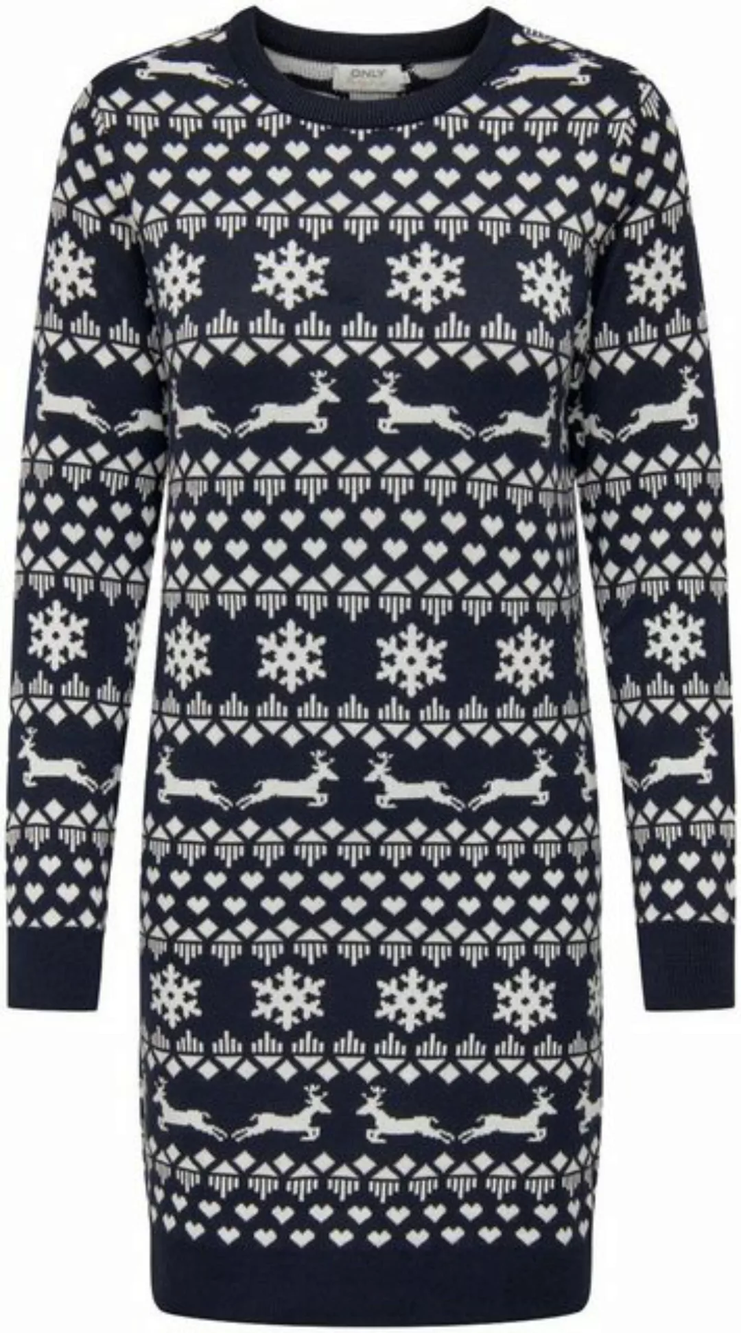 ONLY Strickkleid ONLXMAS SNOWFLAKE LS DRESS CS KNT günstig online kaufen