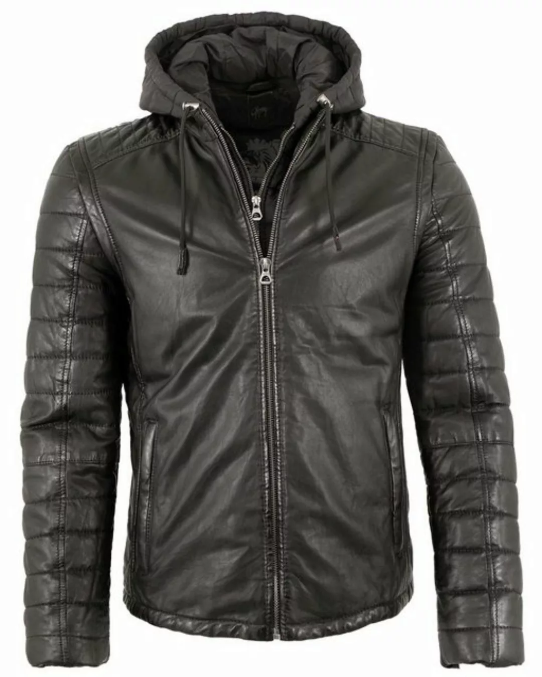 Gipsy Lederjacke GMLonso LACEV Gipsy - Herren Echtleder Lederjacke Kapuze L günstig online kaufen