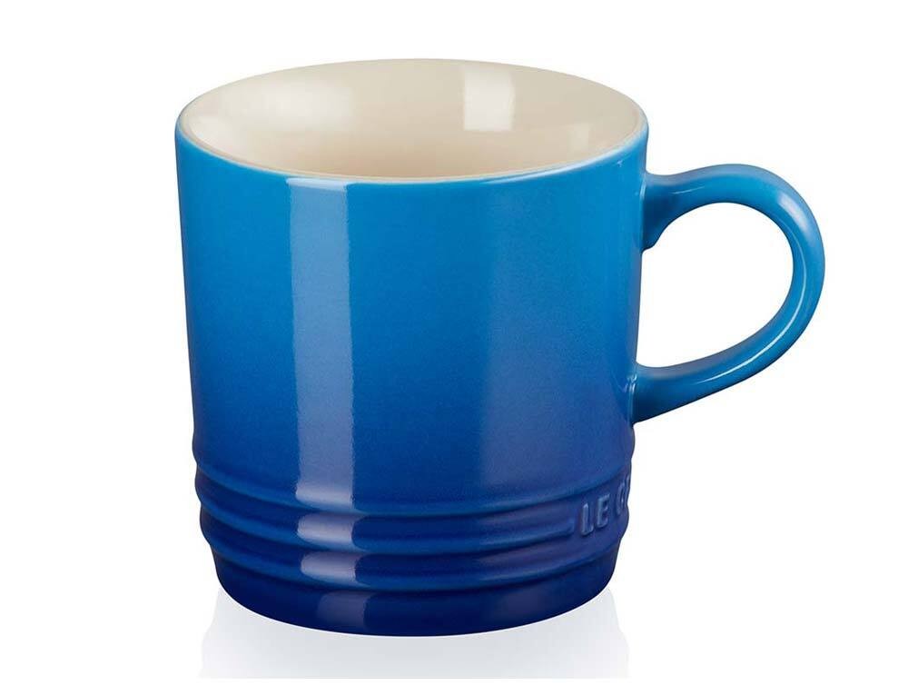 Le Creuset Tasse Becher Steinzeug Azure Blau 200 ml günstig online kaufen