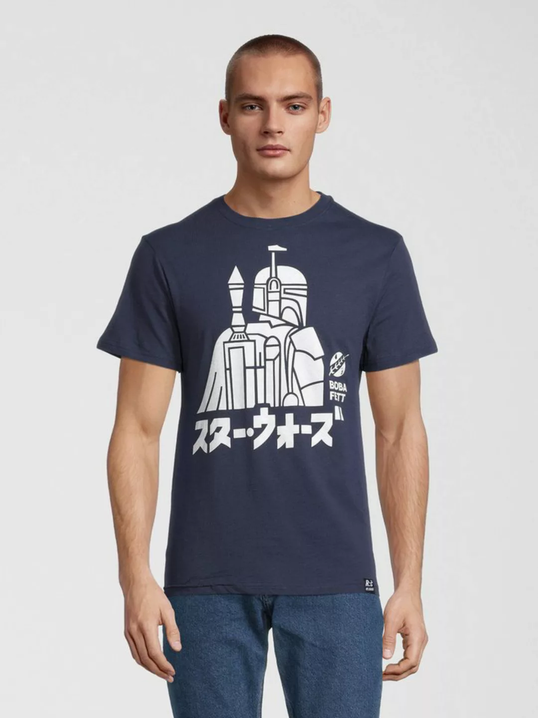 Recovered T-Shirt Star Wars Boba Fett Japanese GOTS zertifizierte Bio-Baumw günstig online kaufen