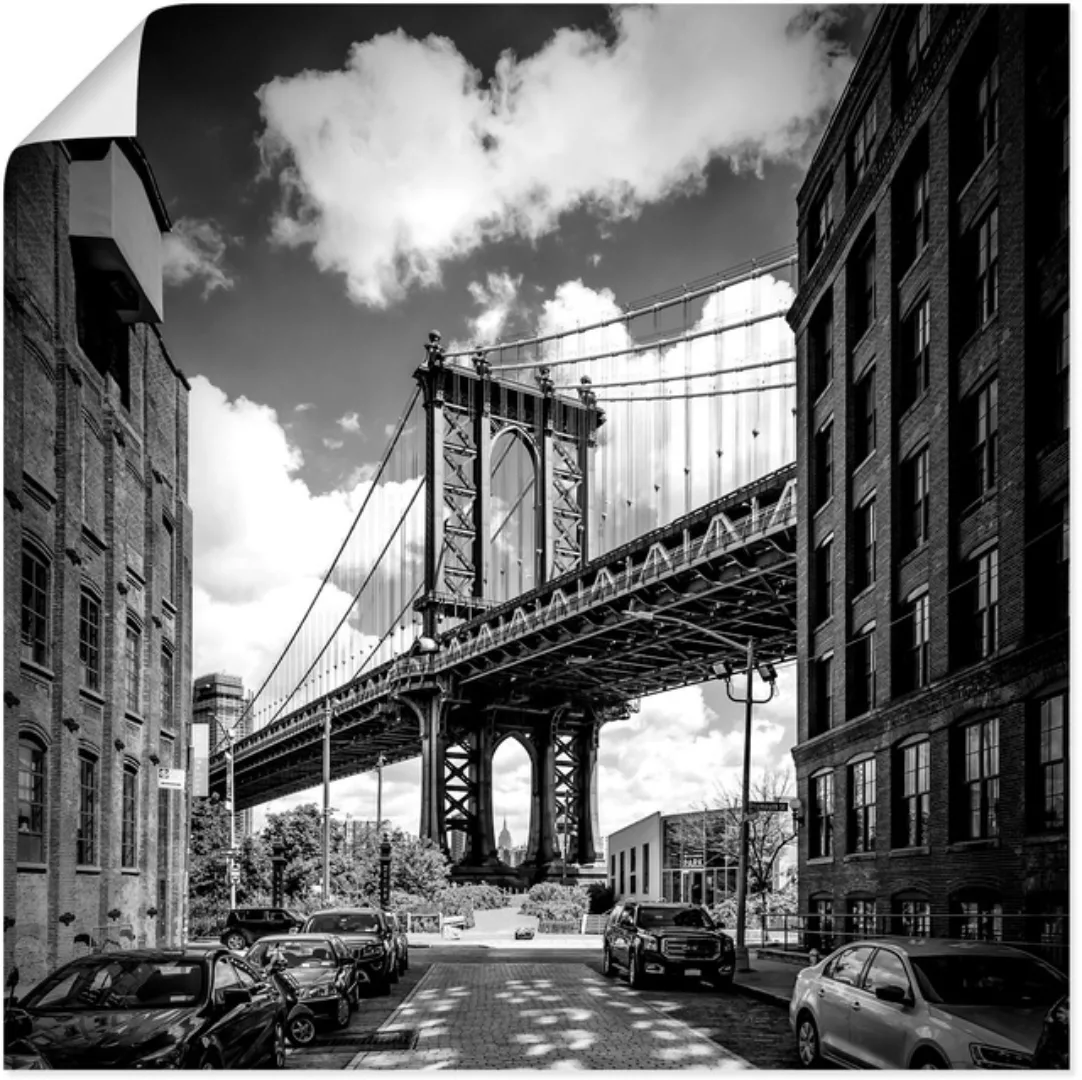 Artland Poster "New York City Manhattan Bridge I", Amerika, (1 St.), als Al günstig online kaufen