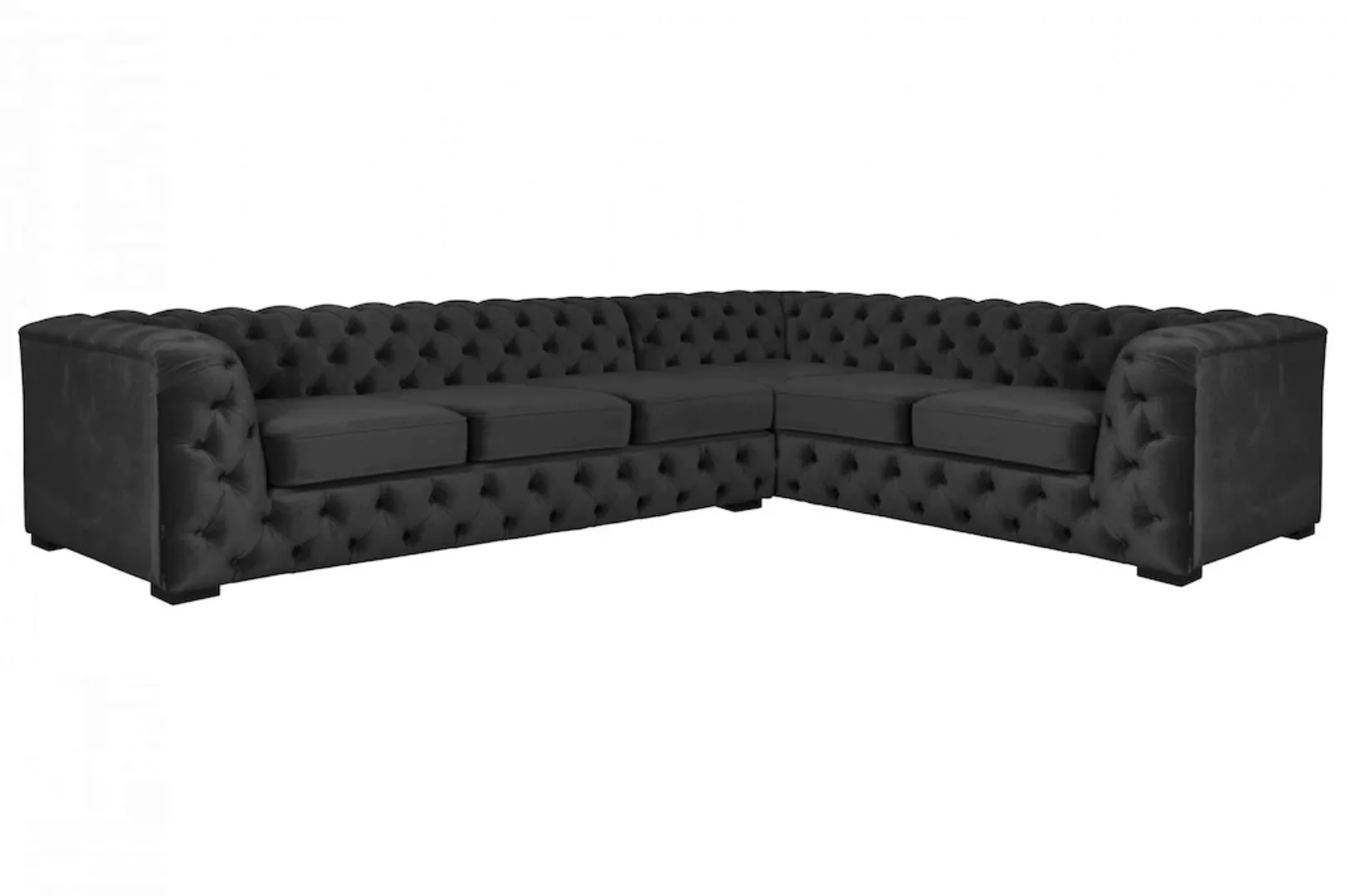 Home affaire Chesterfield-Sofa "KALINA L-Form", hochwertig Chesterfield-Aus günstig online kaufen