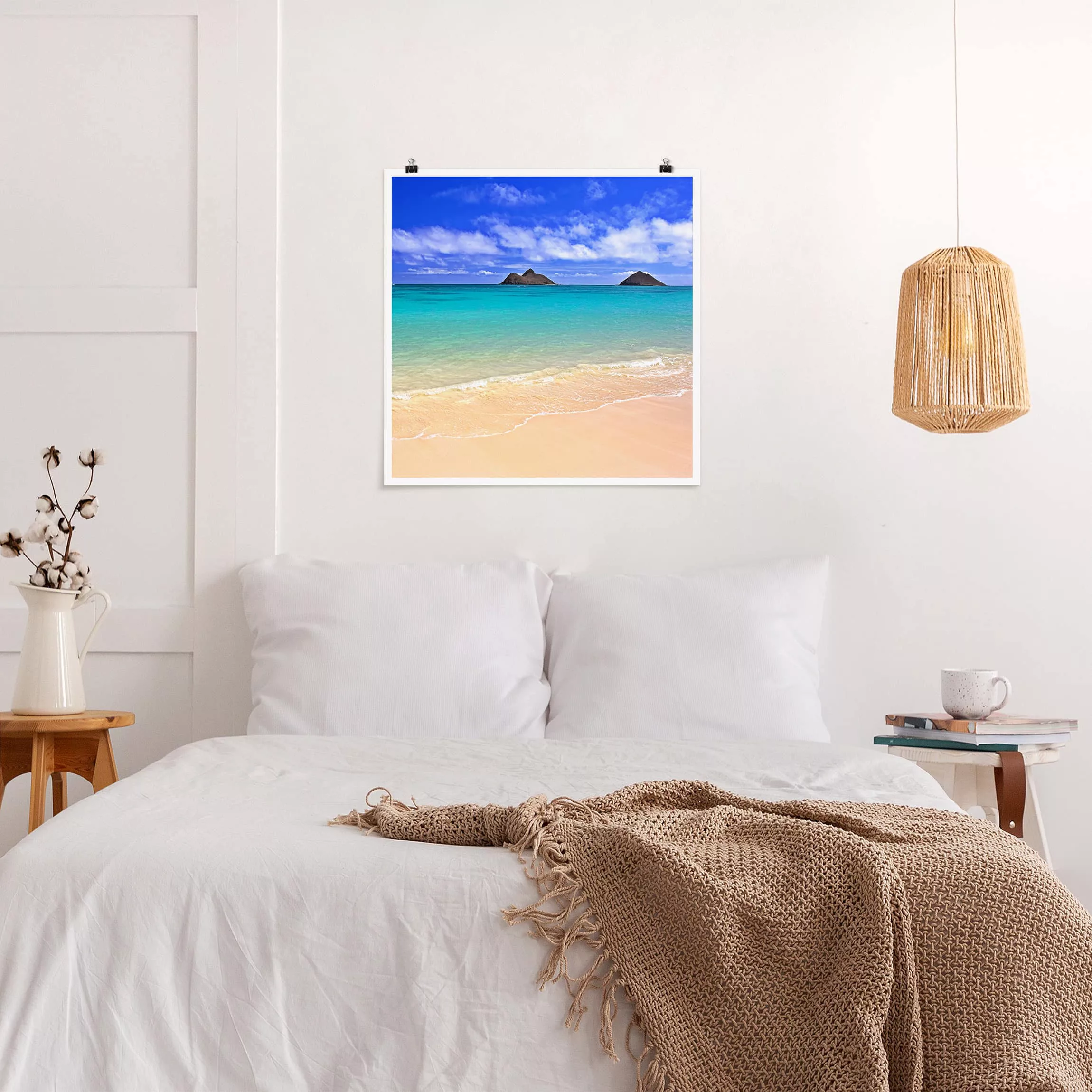 Poster Strand - Quadrat Paradise Beach günstig online kaufen