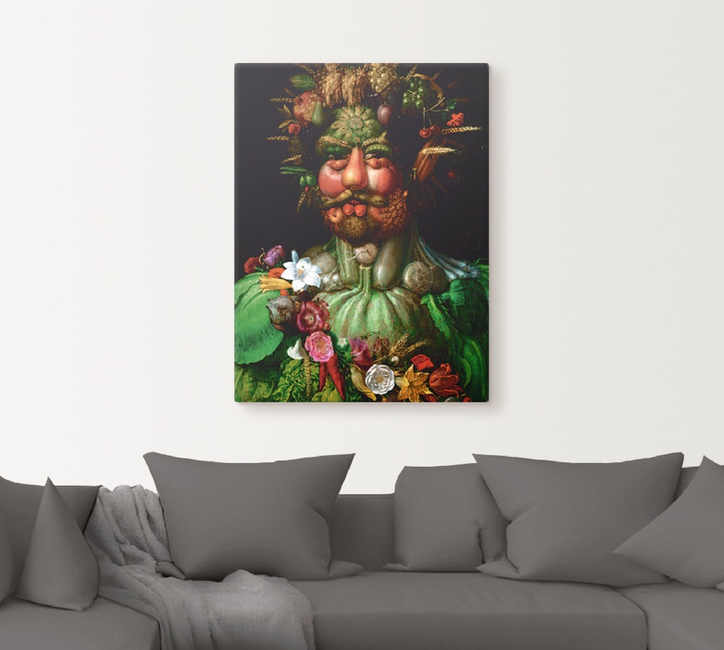 Artland Wandbild »Vertumnus (Kaiser Rudolf II.). 1590«, Porträts, (1 St.), günstig online kaufen