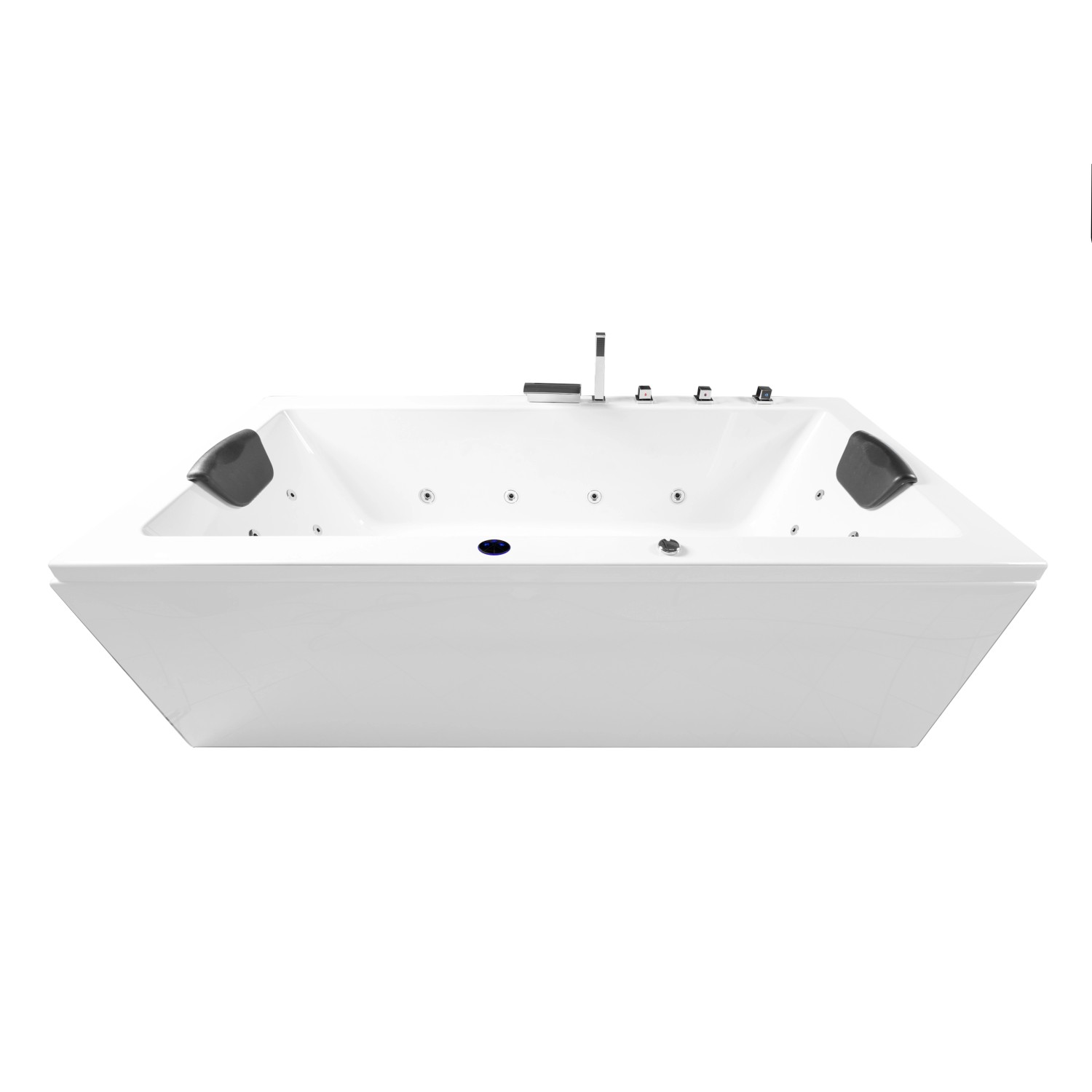 Basera® Indoor Whirlpool Badewanne Naxos Basic 150 x 75 cm günstig online kaufen