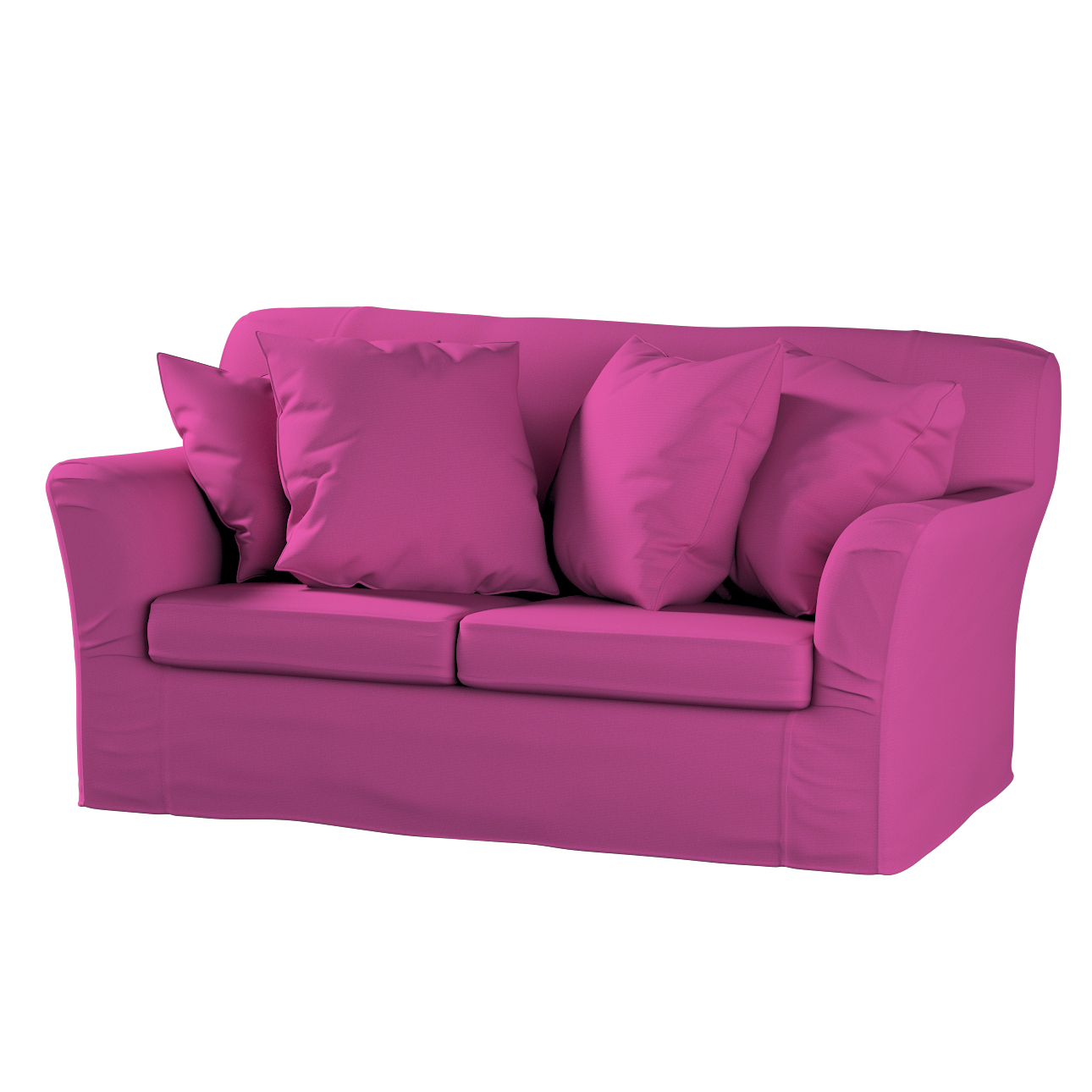 Bezug für Tomelilla 2-Sitzer Sofa nicht ausklappbar, amarant, Sofahusse, To günstig online kaufen