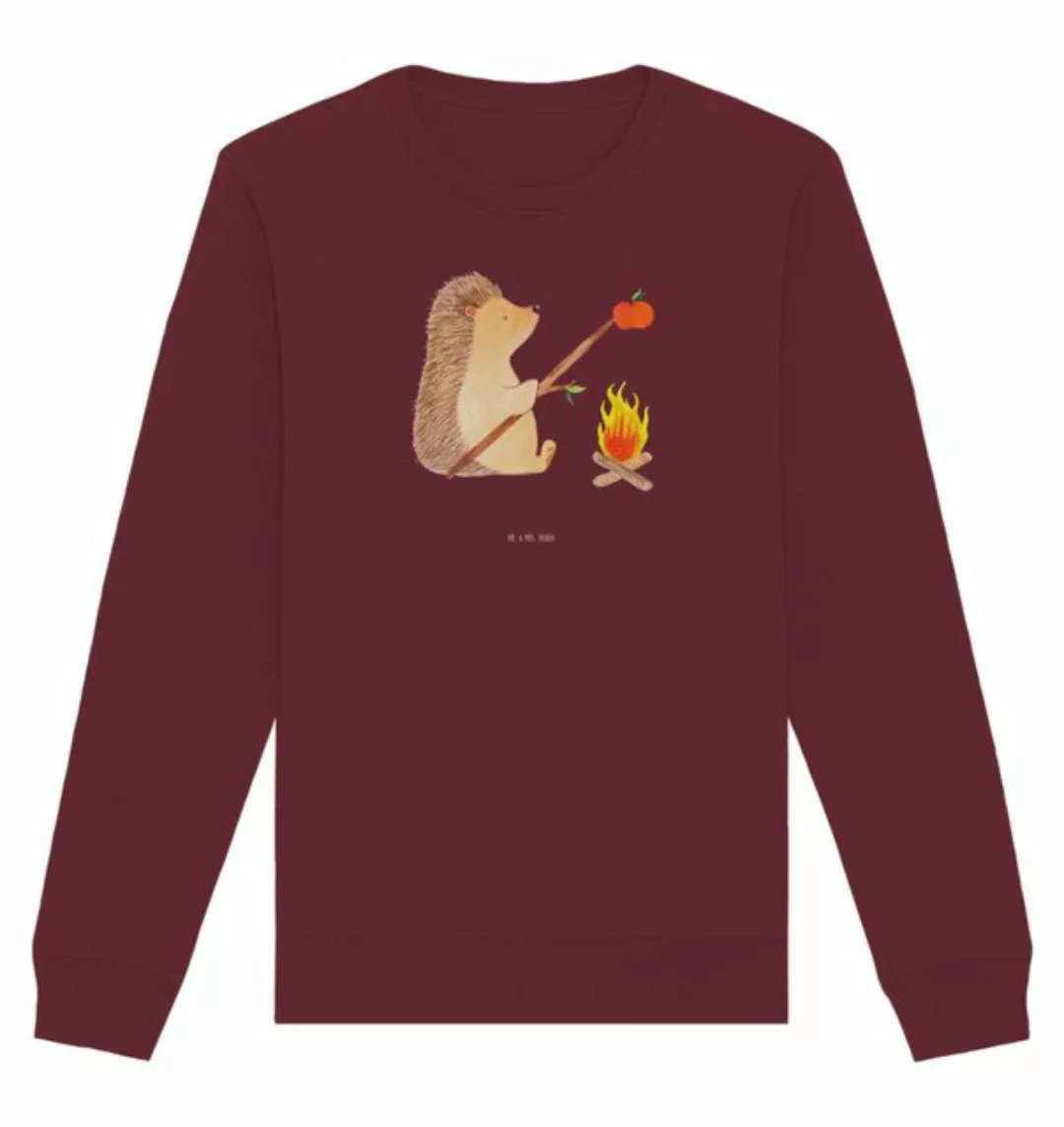 Mr. & Mrs. Panda Longpullover Größe S Igel Grillen - Burgundy - Geschenk, P günstig online kaufen