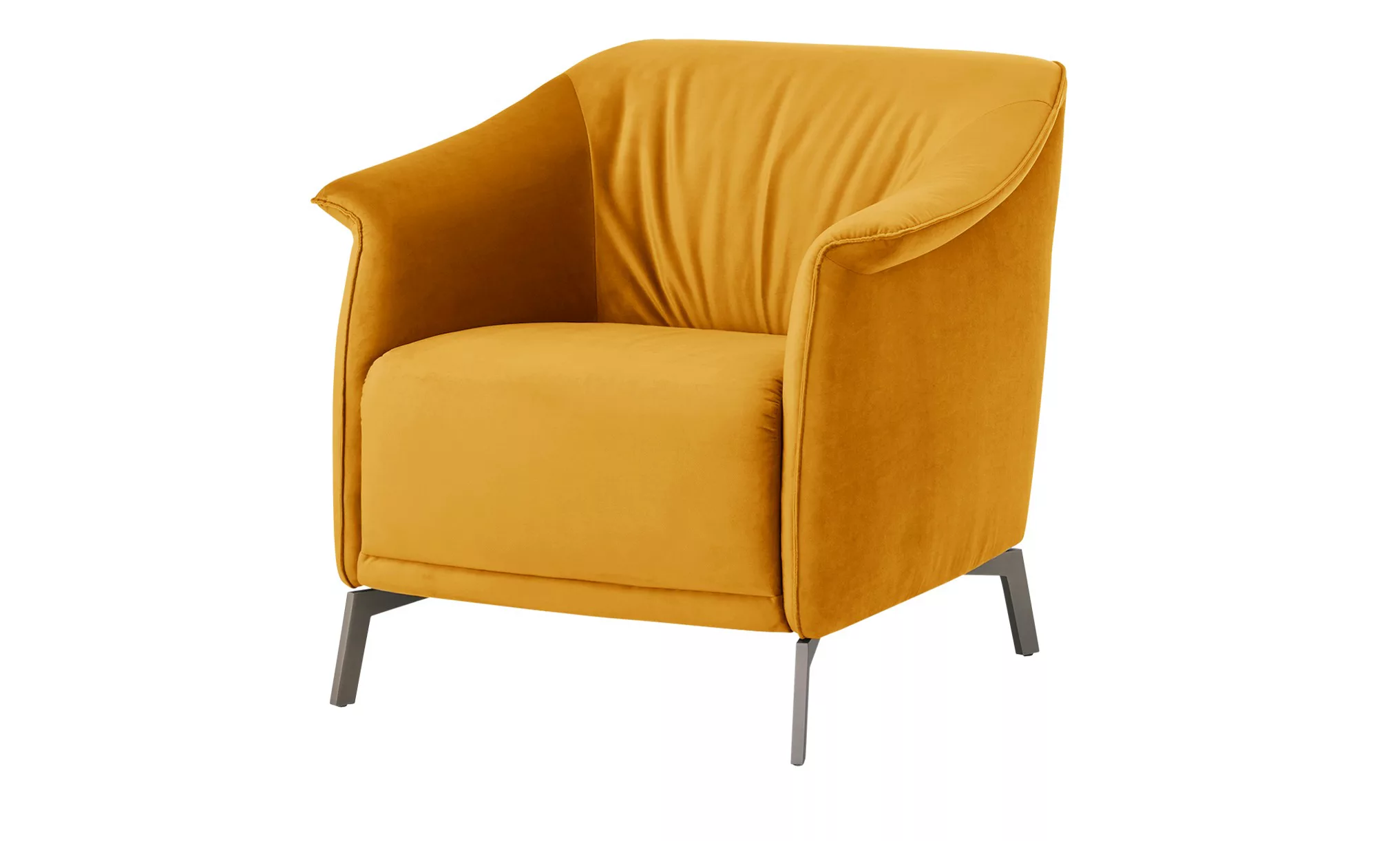Sessel - gelb - 80 cm - 77 cm - 83 cm - Polstermöbel > Sessel > Polstersess günstig online kaufen