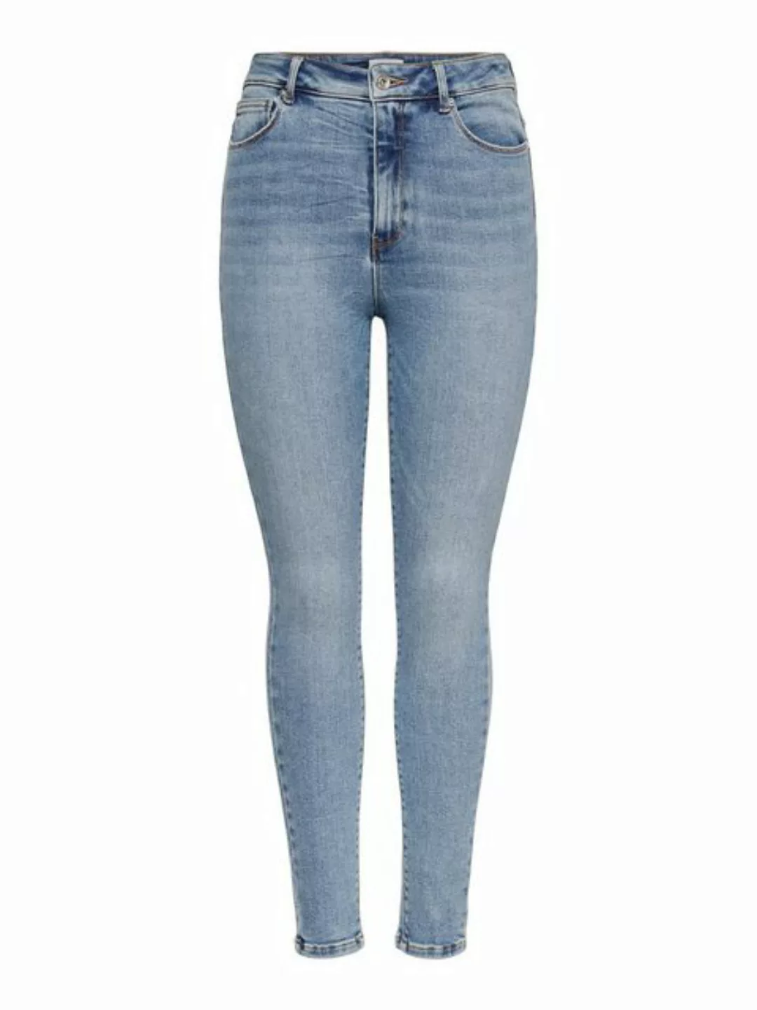 Only Damen Jeans onlMILA HW SK ANK JEANS BJ13502 - Skinny Fit - Blau - Ligh günstig online kaufen