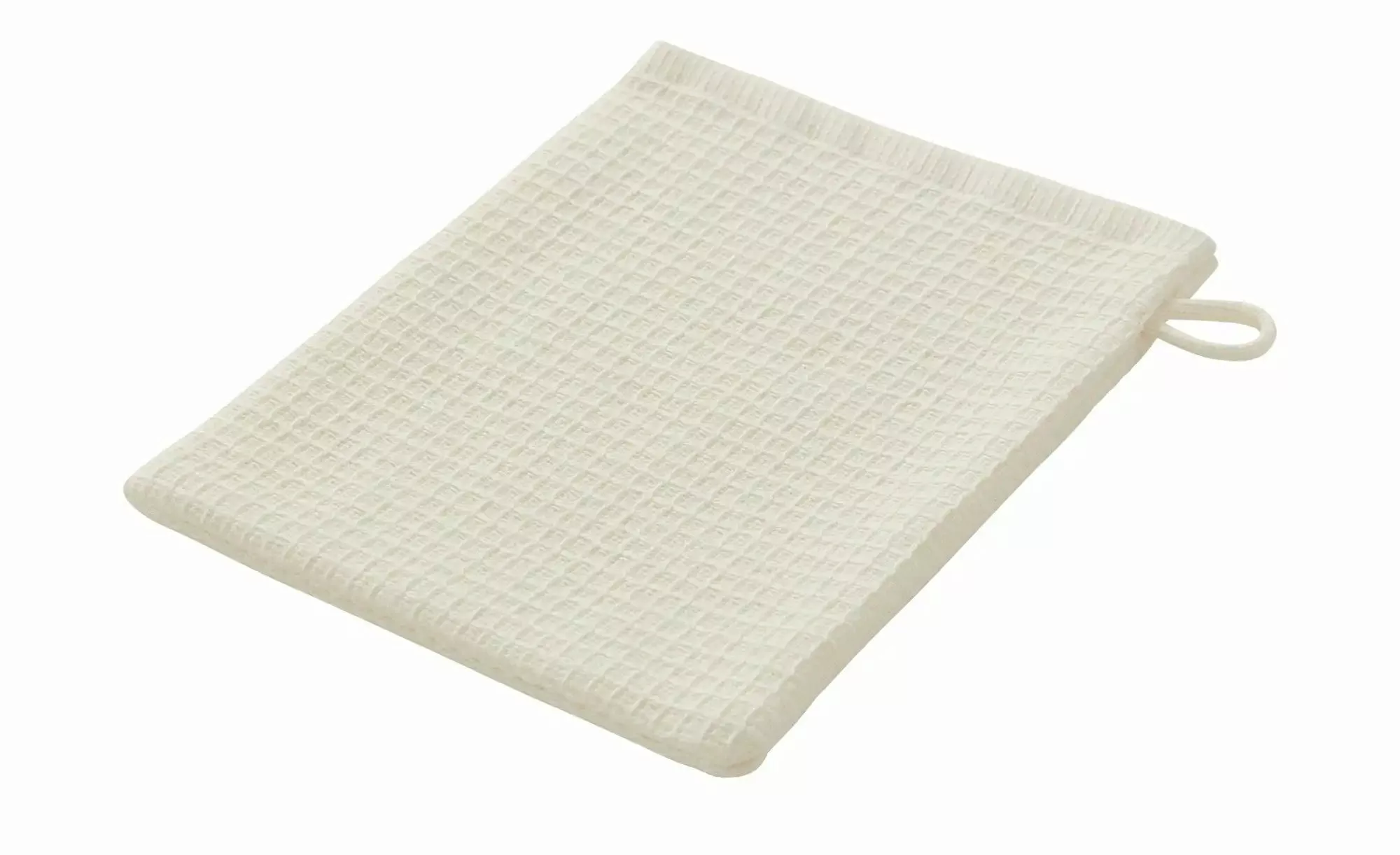 como Waschhandschuh  Waffle ¦ creme ¦ reine Baumwolle ¦ Maße (cm): B: 16 Ba günstig online kaufen