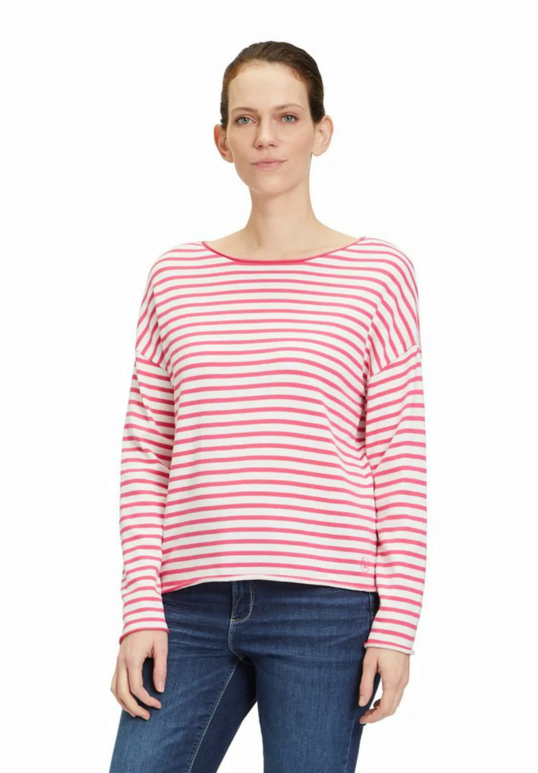 Betty&Co Strickpullover Betty & Co Strickpullover mit U-Boot-Ausschnitt (1- günstig online kaufen