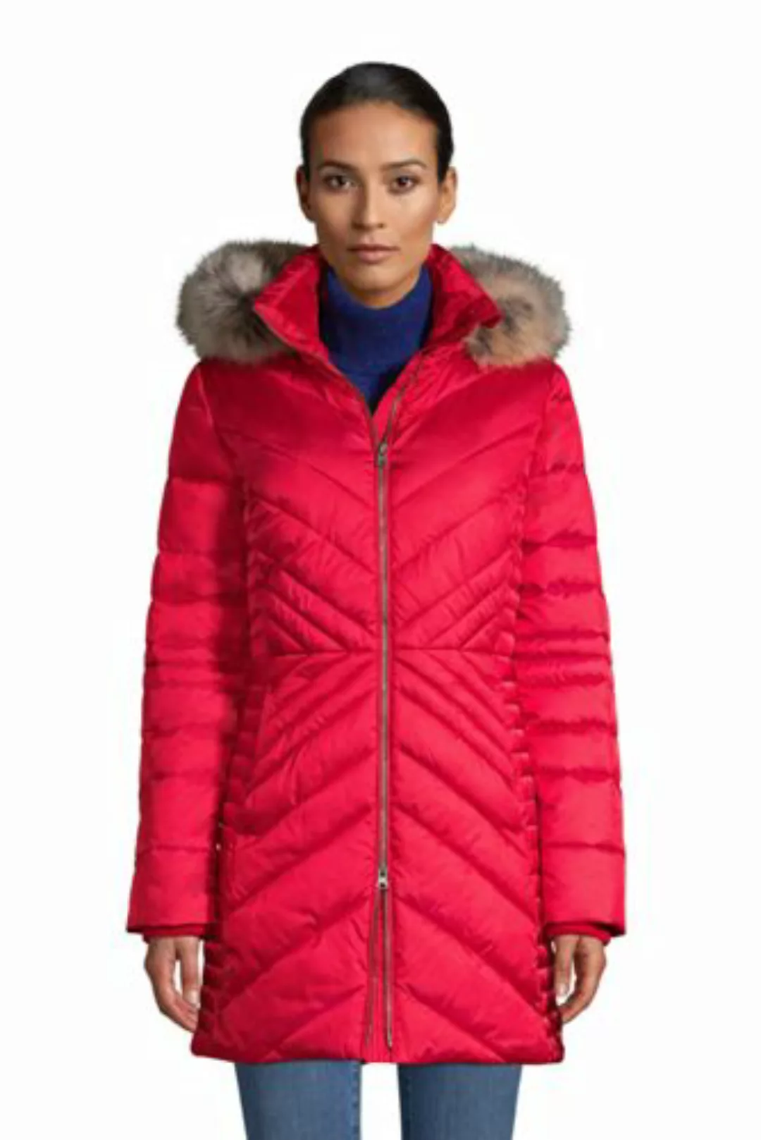 Warmer Wintermantel THERMOPLUME, Damen, Größe: M Normal, Rot, Polyester, by günstig online kaufen