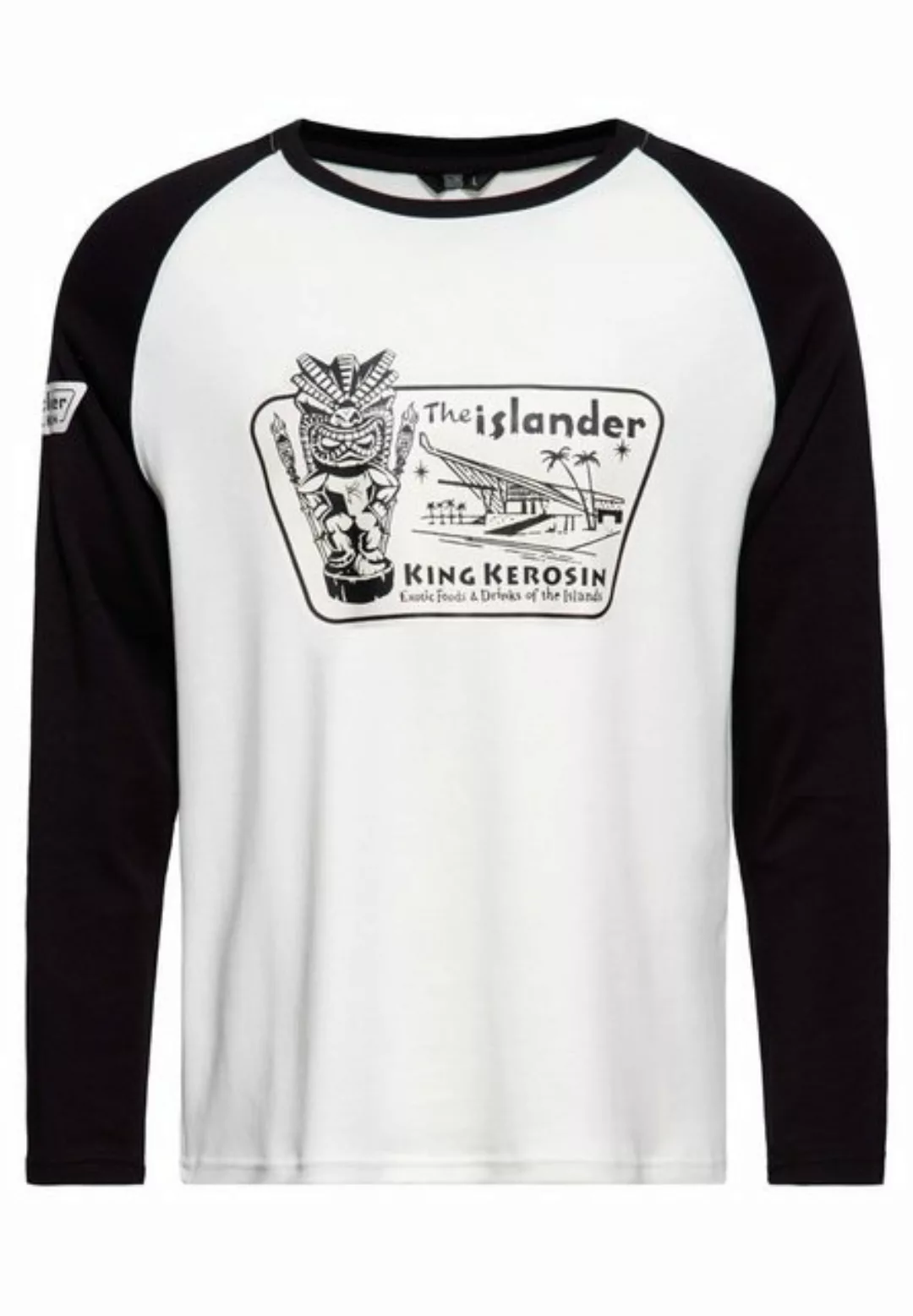 KingKerosin Longsleeve The Islander mit Raglanärmel günstig online kaufen