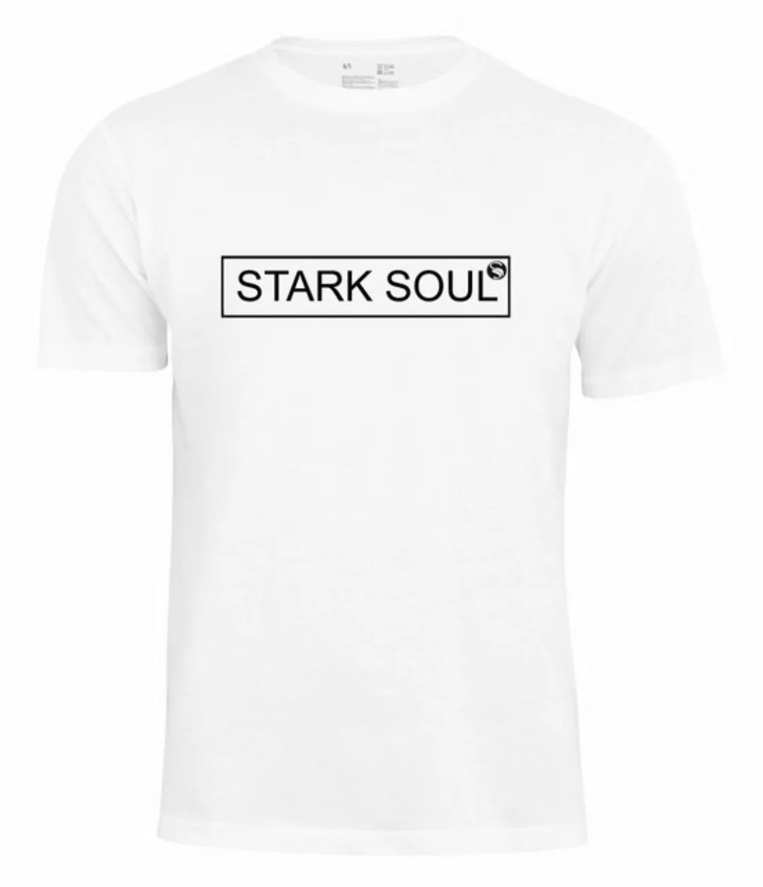 Stark Soul® T-Shirt Rundhals T-Shirt mit Logo günstig online kaufen