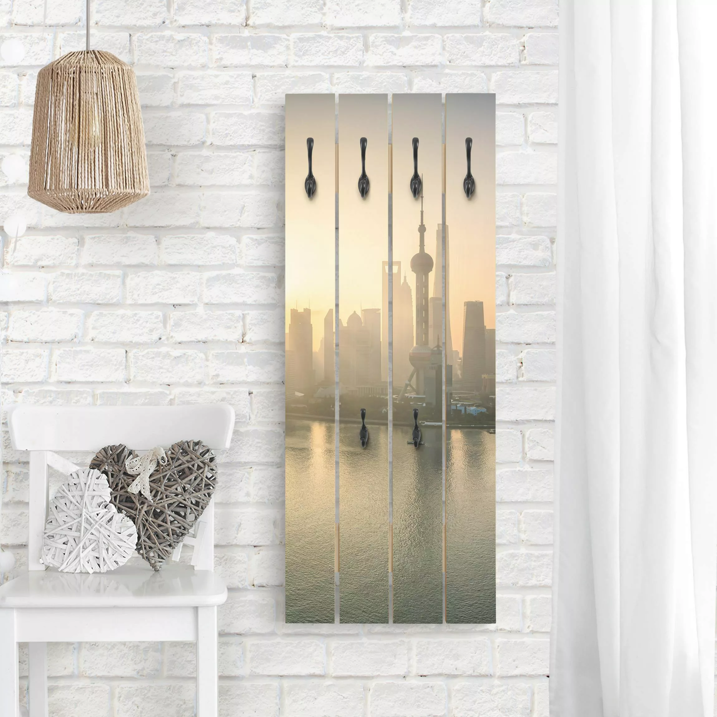 Wandgarderobe Pudong bei Sonnenaufgang günstig online kaufen