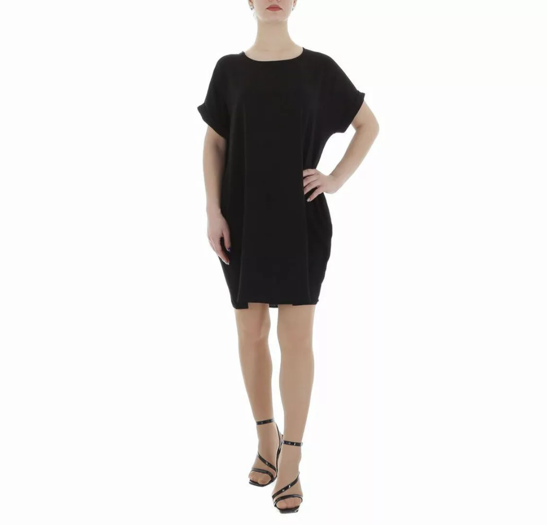 Ital-Design Tunikakleid Damen Freizeit (86164450) Kreppoptik/gesmokt Kleid günstig online kaufen