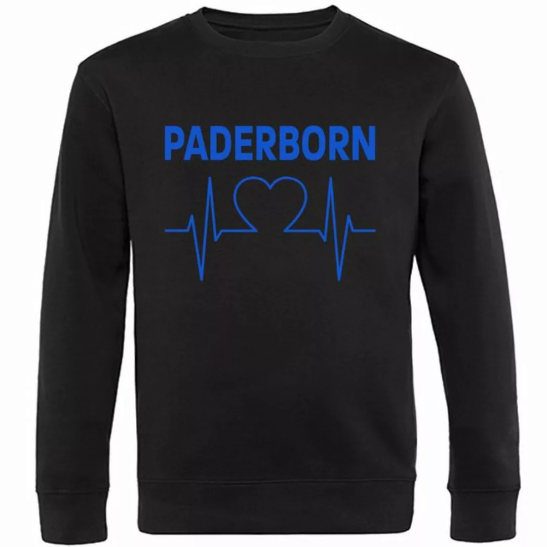 multifanshop Sweatshirt Paderborn - Herzschlag - Pullover günstig online kaufen