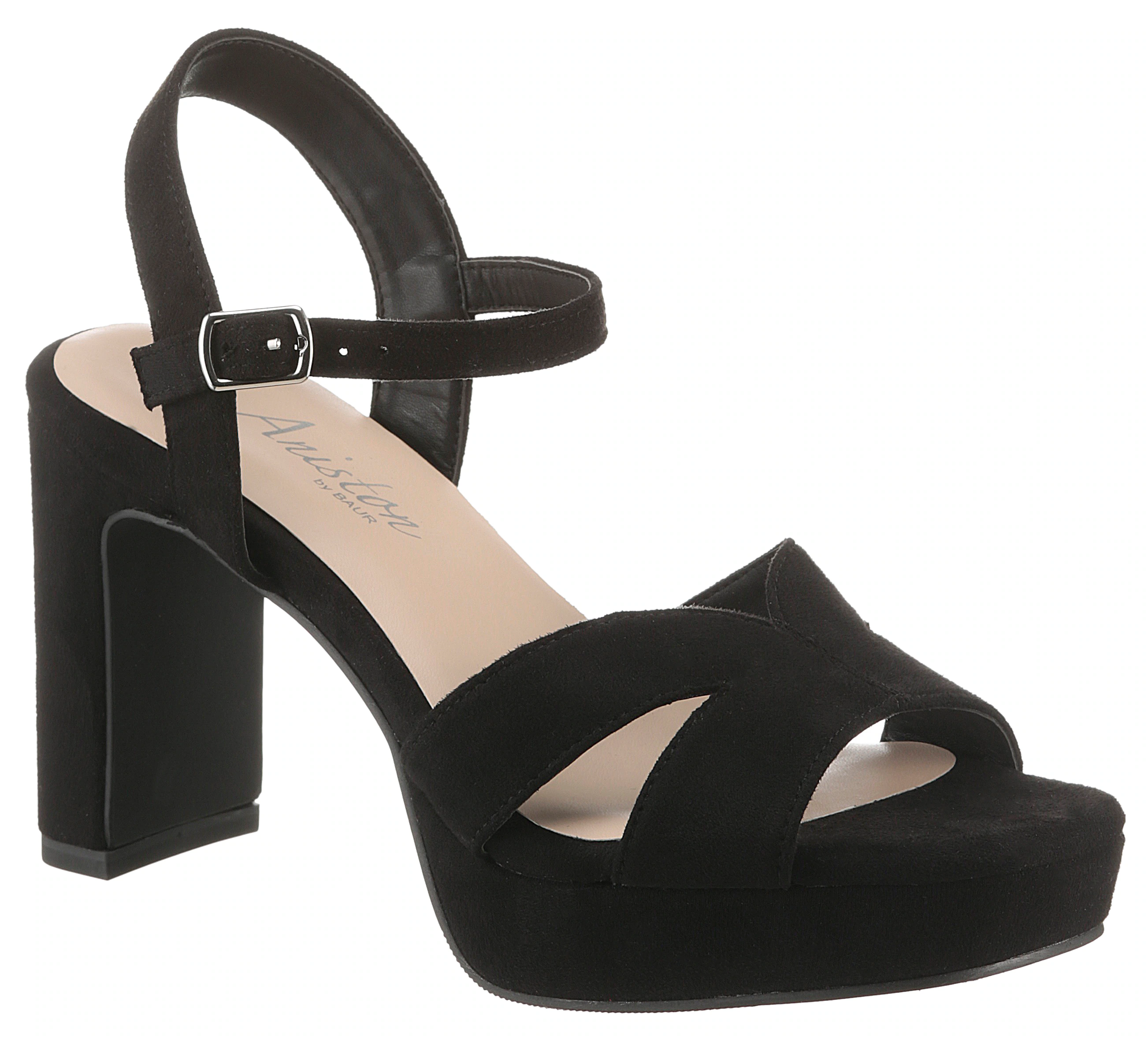 Aniston SHOES High-Heel-Sandalette, Sommerschuh, Abendsandale, Plateau - NE günstig online kaufen